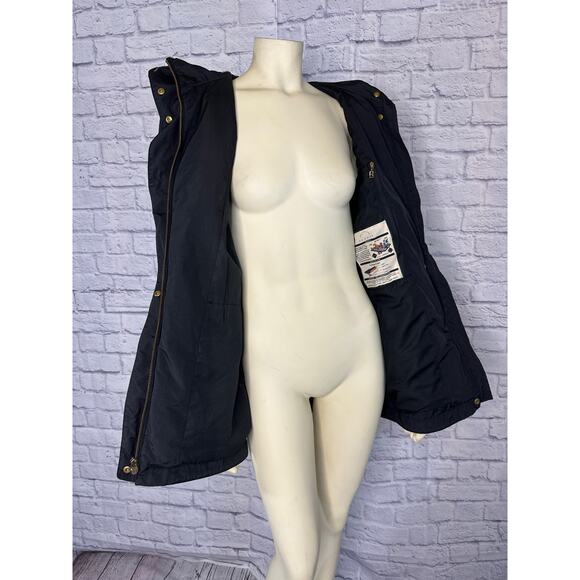 Vintage BOGNER Hooded black ladies ski jacket size medium - Picture 7 of 12